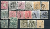 Portugal 1867 And Up Accumulation Used Overprint - Collections