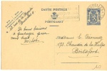 Belgique 123 I Obl. - Cartes Postales 1934-1951