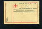 T0102 CARTOLINA FRANCHIGIA CROCE ROSSA PALERMO SERVIZIO PRIGIONIERI DI GUERRA - Red Cross