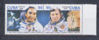 Cuba 2005 YT4270-71 ** Primer Vuelo Espacial Cubano-Soviético. Arnaldo Tamayo, Yury Romanenko - Rusland En USSR