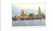 CP, Angleterre, London, Houses Of Parliament, Explications Au Verso,  Voyagée - Houses Of Parliament