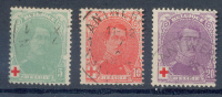 Belgie - Belgique Ocb Nr : 129 - 131 (zie  Scan) - 1914-1915 Croce Rossa