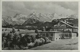 AK Sonthofen Moorbad + Cafe / Pension Sonnenalp 1942 #38 - Sonthofen