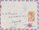 MITZIC ( PETIT BUREAU ) TRANSIT > LIBREVILLE - GABON - 1955 - Colonies Francaises - Lettre - Flamme - Marcophilie - Altri & Non Classificati