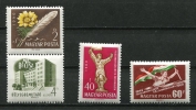 Hungary 1960 Mi 1677-9 MH - Unused Stamps
