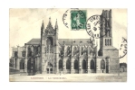 Cp, 87, Limoges, La Cathédrale, Voyagée 1909 - Limoges
