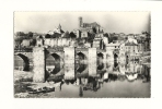 Cp, 87, Limoges, Le Pont St-Etienne Et La Cathédrale, Timbre Au Verso - Limoges