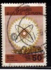 Sri Lanka Ceylon, Used 1969, 50c Educational Cent., Uranium Atom , Energy - Sri Lanka (Ceylon) (1948-...)