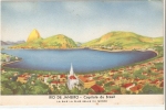 MK /  RIO DE JANEIRO . CAPITALE DU BRESIL . La Baie La Plus Belle Du Monde +au Dos  PUB  Les Cafés Du Brésil Expo 1937 - Rio De Janeiro