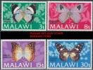 MALAWI 1973 BUTTERFLIES  INSECTS SC# 199-203 VF MNH - Malawi (1964-...)