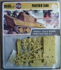 RARE MAQUETTE AIRFIX HO PANTHER TANK 1973 FIGURINES WWII - Small Figures