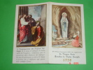 Calendarietto Anno1958-N.S.LOURDES /Gesù,Apostoli-Congregazi One Madonna Perpetuo Suffragio,v.Scipione Ferro Bologna - Tamaño Pequeño : 1941-60