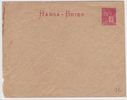 ALLEMAGNE - POSTE PRIVEE : BERLINER HANSA - 1892 - ENVELOPPE ENTIER POSTAL De BERLIN NEUVE - Private & Local Mails