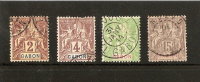 GABON N17/18/19/21 Oblitéré - Used Stamps