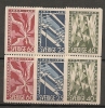 TELEGRAPH - CENTENAIRE Du TELEGRAPH - SWEDEN 1953 Yvert # 378/380 - Se-tenant Horizontal Pairs MINT LH - Ongebruikt