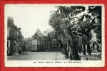 * HESDIN-Place Du Château Et L'Hôtel De France(Pub: ICI JOURNAUX)-Carte Photo - Hesdin