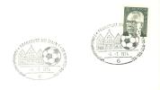 ALLEMAGNE CARTELETTE COUPE DU MONDE DE FOOT BALL  LOGO WM74 FRANCFORT 3/7/1974 - 1974 – Allemagne Fédérale