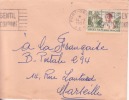 PORT GENTIL - GABON - 1957 - Colonies Francaises - Lettre - Flamme - Marcophilie - Autres & Non Classés