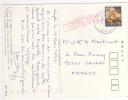 Timbre / Carte Du 24 III 97 Pour La France , Texte En Rapport Avec La Carte , Exposition Oeuvres D´art ... - Storia Postale