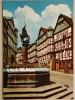 Marburg/Lahn, Am Rathausplatz Mit Marktbrunnen - Marburg