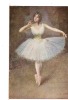 BALLERINE SUR LES POINTES (COLORISEE) REF 24231 - Danse