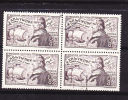 N° 544 1f50 + 8f50 JEAN DE VIENNE BLOC DE 4 OBL - Used Stamps