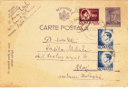 Inflation 1946 Mai 31 CARD  PC Rare Franking 3 Stamps On Entier Postal Card Romania. - Briefe U. Dokumente