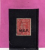 MEF 1942 M.E.F. TIRATURA DEL CAIRO 1 P USATO USED OBLITERE' - British Occ. MEF