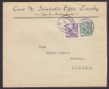 Sweden CURT W. SANDELLS Eftr. TORSBY 1941 Commercial Cover Locally Sent - Covers & Documents