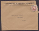 Sweden SANDBERG & BODÉN Deluxe TORSBY 1942 Commercial Cover Locally Sent - Cartas & Documentos