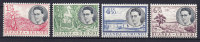 Ruanda-Urundi 1955 Mi. 152-55 A Besuch Von König Baudouin I. Von Belgien Complete Set MNH** - Ungebraucht