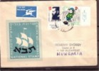 ISRAEL, 1986-1987. . Dr. Th.Herzl, Austrian Writer,  And Keep Israel Clean ,  Cover , - Lettres & Documents