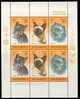 1983  New Zealand Health Semi-Stamps S/s - Cat Pet Wool Ball Textile - Unused Stamps