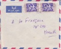 LIBREVILLE - GABON  - Colonies Francaises - Lettre - Flamme - Marcophilie - Covers & Documents