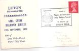 59154)Lettera F.D.C. Inglese Girl Guide Diamond Jubilee Con Un Valore Più Annullo 19 Settembre 1970 - 1952-1971 Pre-Decimale Uitgaves