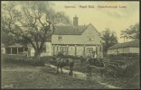 "Ipswich, Pond Hall, Gainsborough Lane".  C1910.  (horse & Cart) - Ipswich