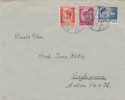Inflation 1946 OKT. 12 ,cover, 3 Stamps King Mihai, From  SIBIU  To SIGHISOARA, Romania. - Cartas & Documentos