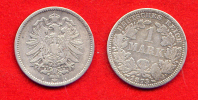 ALLEMAGNE - DEUTSCHLAND - GERMANY - 1 MARK 1875 A - 1 Mark