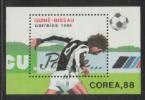 R388.-.GUINE-BISSAU .-.SCOTT #: 786A.-. MNH .-.SEOUL OLYMPIC GAMES S/S. SOCCER /FOOTBALL /FUTBOL .-. US$ 7.50 - Nuovi