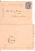 Belgique Cartes-Lettres N° 2  Perf A Obl. - Carte-Lettere