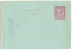 Belgique Cartes-Lettres N° 3 A  Perf  A  ** - Carte-Lettere