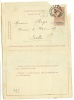 Belgique Cartes-Lettres N° 9 Obl. - Carte-Lettere