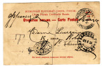Russia Picture Postcard Mikhailov Rjazan Gub To St. Etienne France, Taxaxtion Mark Doplatit Mikhailov (g177) - Storia Postale
