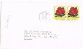 1995. Carta REMUERA (New Zealand) 1978. Flowers - Lettres & Documents