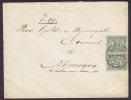 Netherlands Deluxe KAMPEN 1909 Cover To NIJMEGEN Vertical Pair (2 Scans) - Cartas & Documentos