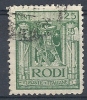 1929 EGEO USATO PITTORICA 25 CENT  D.11 - RR9446 - Egée