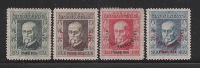 CECOSLOVACCHIA - 1926 - 4 ValorI Nuovi Stl Soprastampati Per L' 8° Festa Federale Dei SOKOLS - In Buone Condizioni. - Unused Stamps