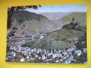 Cochem An Der Mosel Mit Burg Cochem Blick Von Der Umkehr,BIG POSTCARD - Cochem