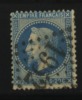 France, N° 29B Oblitération GC GROS CHIFFRES  N° 1952  // LANNION - 1863-1870 Napoleon III With Laurels