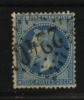 France, N° 29B Oblitération GC GROS CHIFFRES  N° 2240  // MARSEILLE - 1863-1870 Napoleon III Gelauwerd
